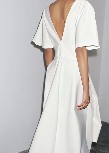 ZARA ZW COLLECTION UZUN ELBİSE - Görsel 3