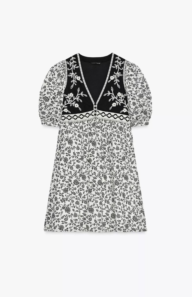 ZARA KISA ELBİSE - Görsel 4