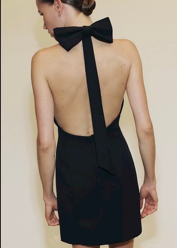 ZARA HALTER YAKA KISA ELBİSE - Görsel 2