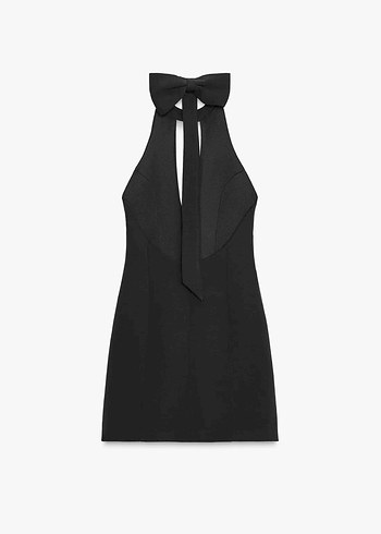 ZARA HALTER YAKA KISA ELBİSE - Görsel 4