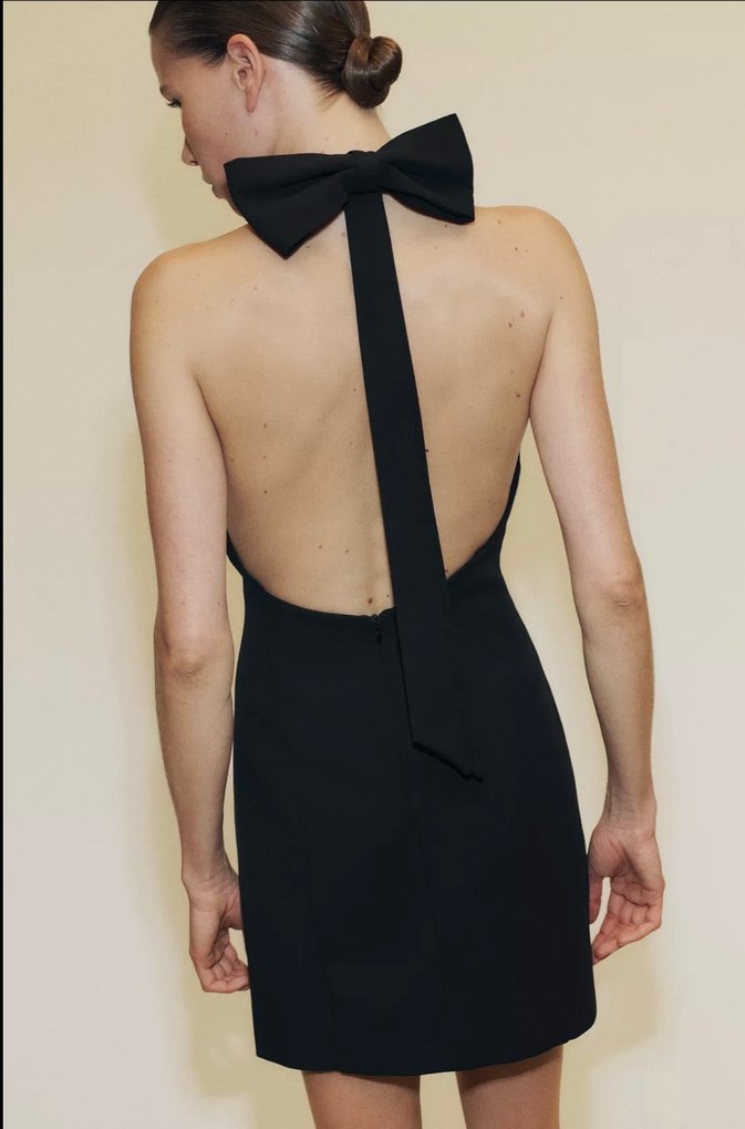 ZARA HALTER YAKA KISA ELBİSE - Görsel 2