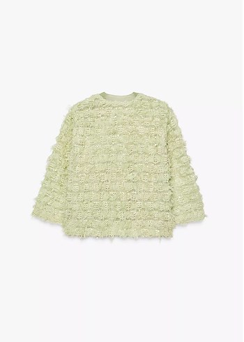 Zara ZARA PÜSKÜLLÜ ORGANZE HIRKA