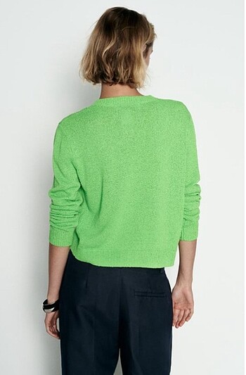 xl Beden ZARA TRİKO HIRKA
