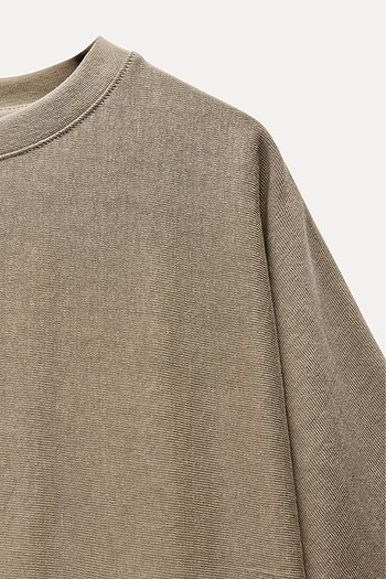 s Beden ZARA OVERSİZE KISA KOLLU SWEATSHİRT