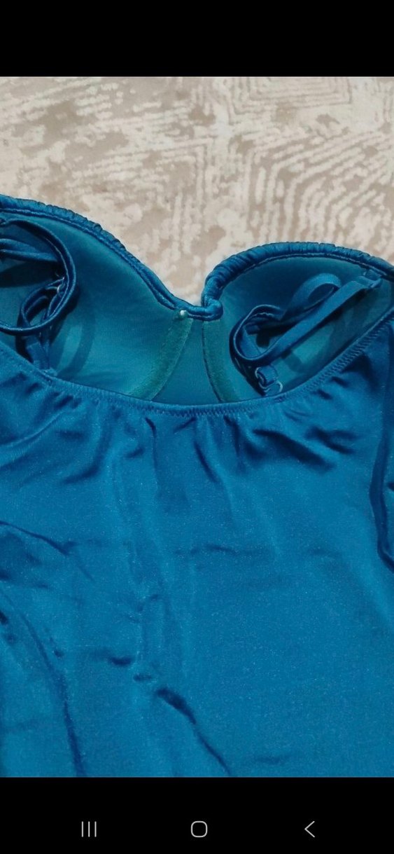 Kadın Mavi Askılı Penti Mayo - Görsel 3