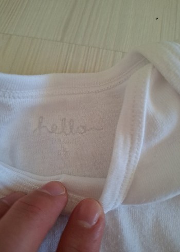 Bebek Erkek Pamuklu Beyaz Hastane Kıyafeti - Görsel 4