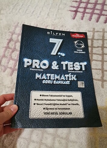 7.sınıf Bilfen Pro Test Matematik Soru B