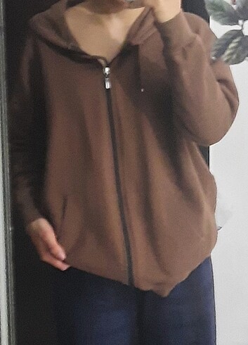 Diğer Kahverengi oversize hırka