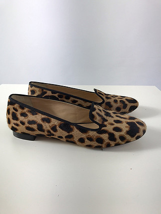 Leopar desenli ayakkabı 