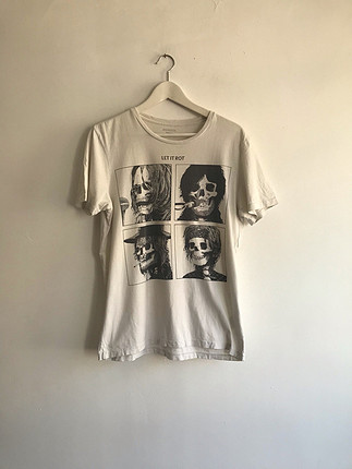 m Beden ALLSAINTS beyaz t-shirt