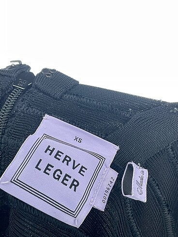xs Beden siyah Renk Hervé Léger Kısa Elbise %70 İndirimli.