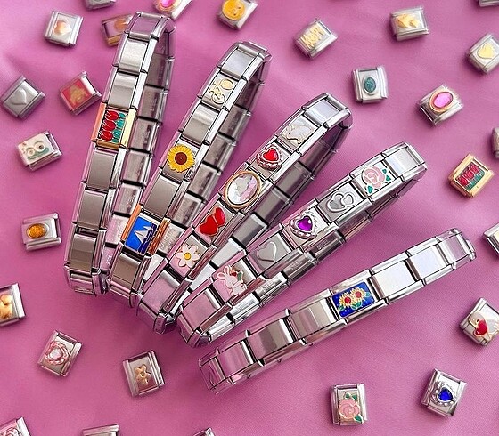Pandora İtalyan charm nomination bileklik
