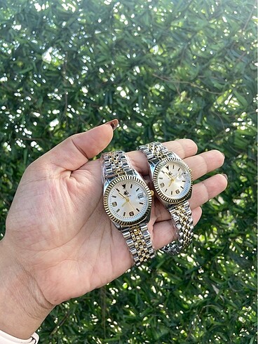 Beden çeşitli Renk İthal Rolex model kadın çelik saat
