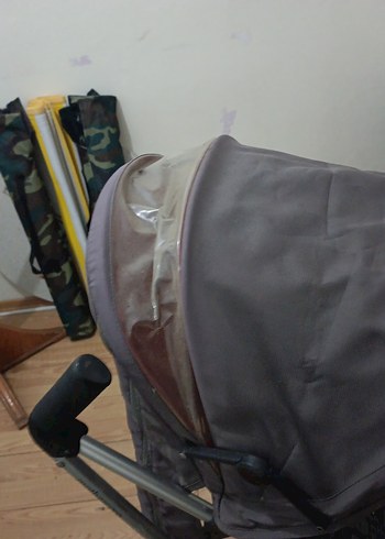 Gri Desenli Bebek Arabası - Görsel 2