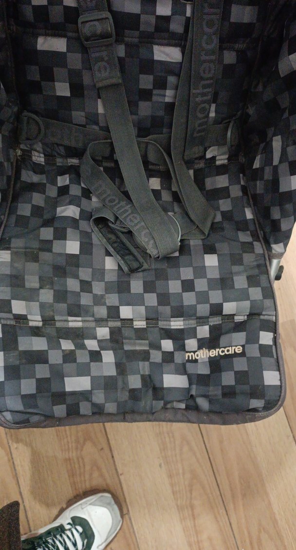 Gri Desenli Bebek Arabası - Görsel 4