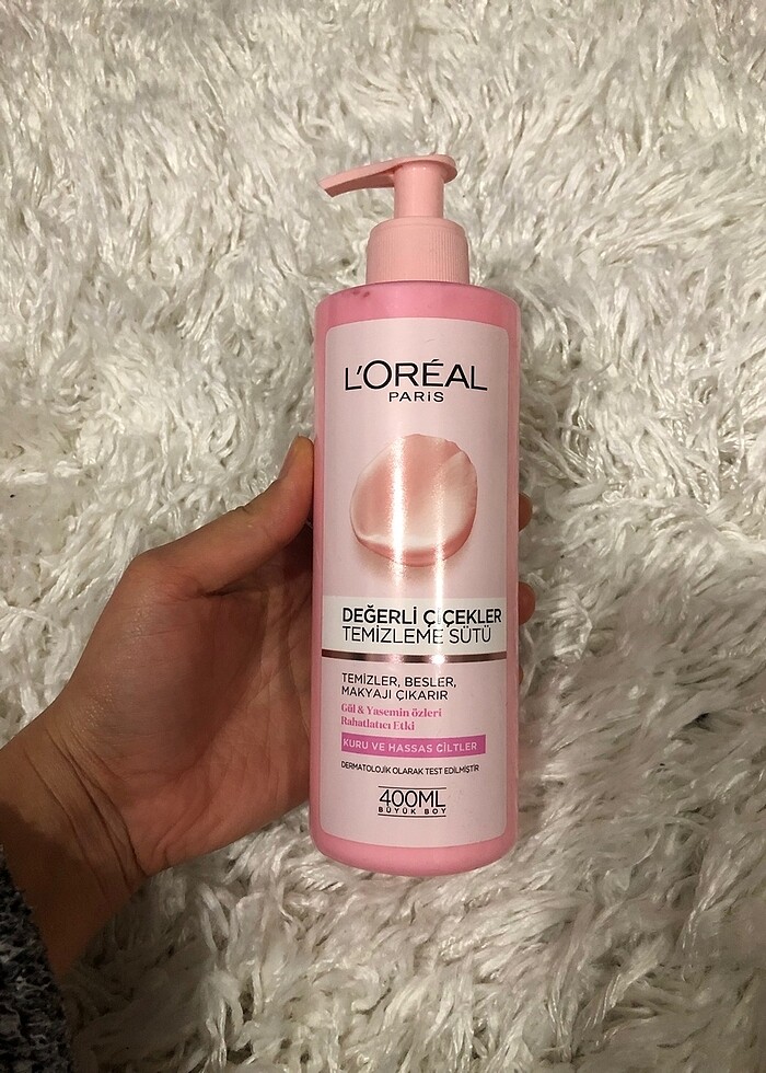 Loreal paris değerli çiçekler temizleme sütü - Görsel 2