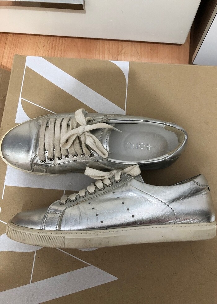 Hotiç gümüş ayakkabı - Görsel 2