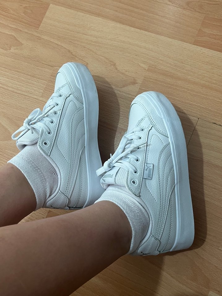 Beyaz Kadın Spor Ayakkabı - Görsel 2