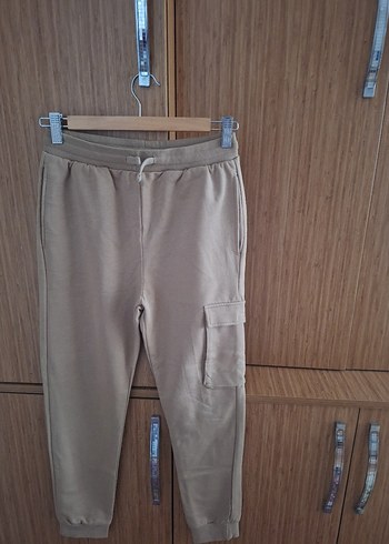 LC Waikiki Bej Bel Detaylı Rahat Outdoor Eşofman yeni