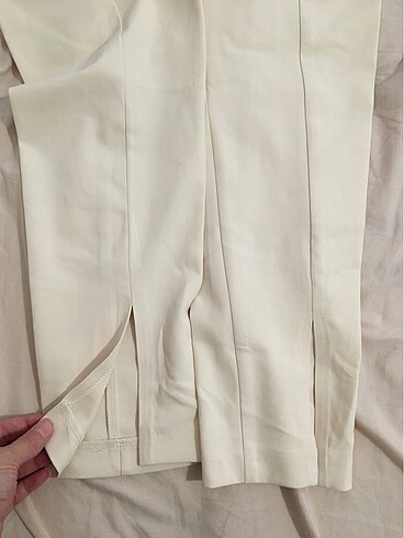 Yırtmaçlu pantolon tayt - Görsel 4