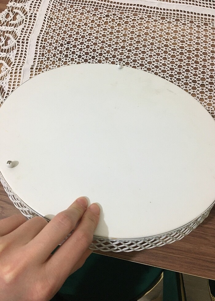 Beyaz tepsi - Görsel 4