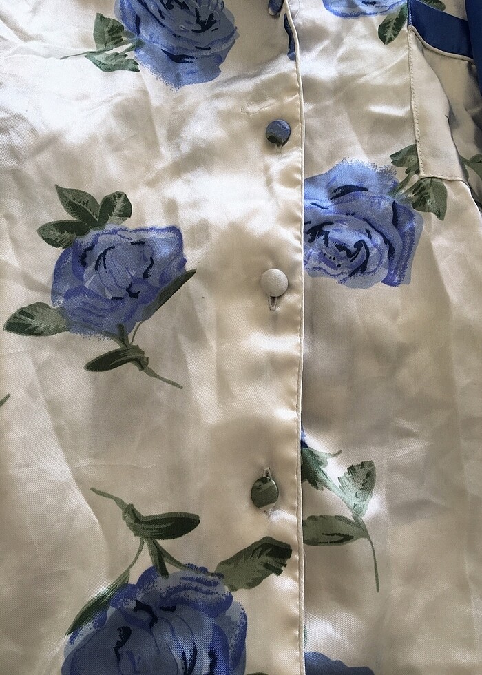 Saten pijama takımı - Görsel 5