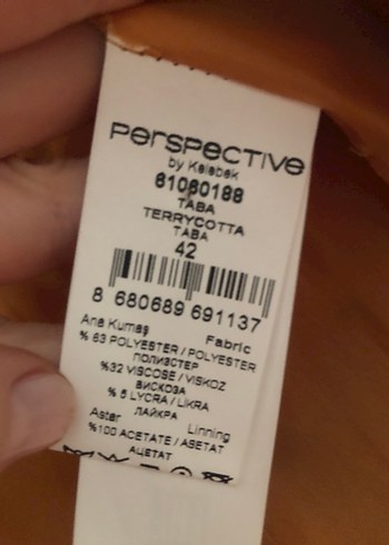 42 Beden PERSPECTİVE Blazer ve Pantolon Takımı