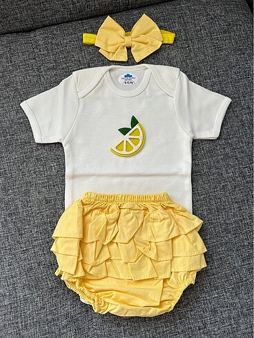 Kız bebek limon takım