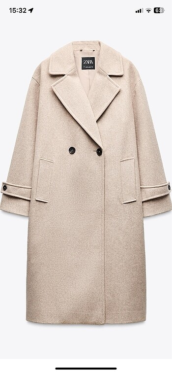 Zara oversize kaban