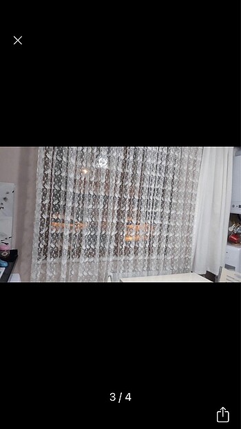 Brillant Tül Perde - Görsel 3