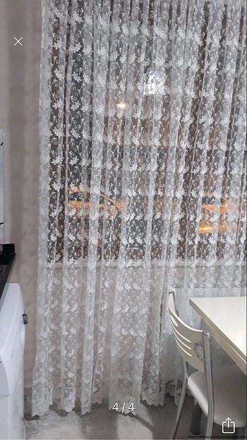 Brillant Tül Perde - Görsel 2