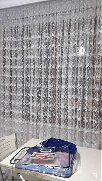 Brillant Tül Perde - Görsel 4