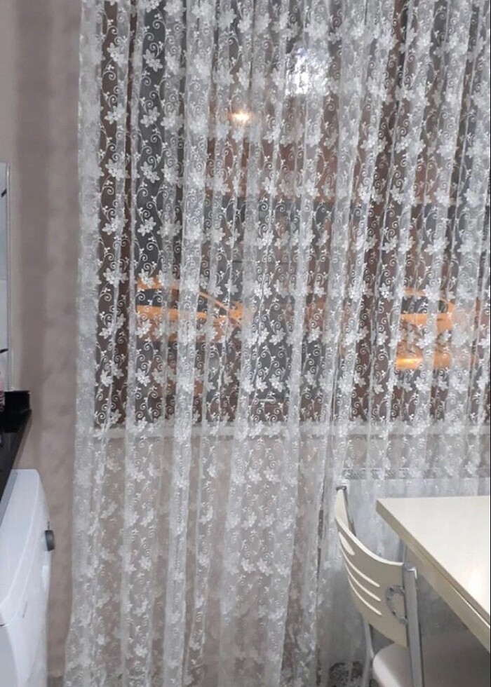 Brillant Tül Perde - Görsel 2