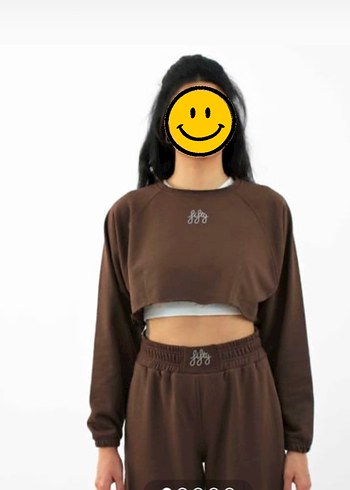 Diğer Fifty Crop Sweatshirt