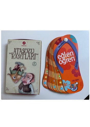 Beden Redhouse Atasözü Kartları & Eğlen Öğren Flip Flop oyun kitapçığı