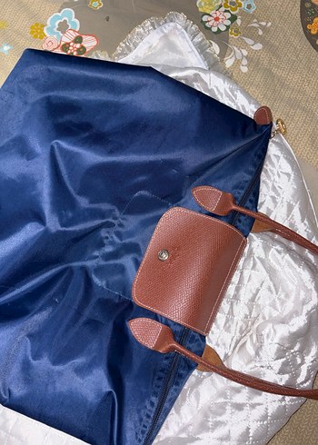 Mavi Kadın Bohem Fermuarlı Çanta - Görsel 3
