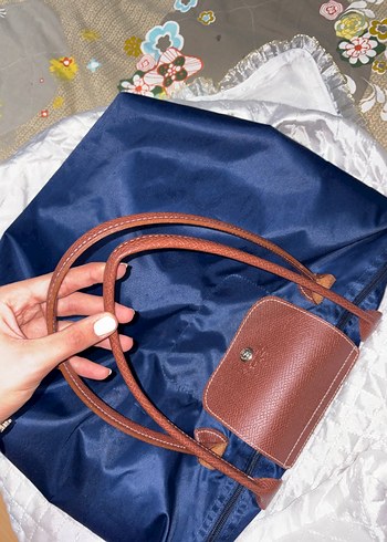 Mavi Kadın Bohem Fermuarlı Çanta - Görsel 4