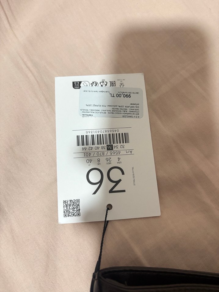 Kahverengi Deri Midi Kadın Pantolon - Görsel 2