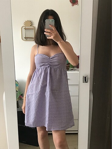 H&M lila potikare elbise