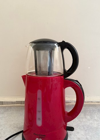 Renkli Kırmızı Çay Makinesi