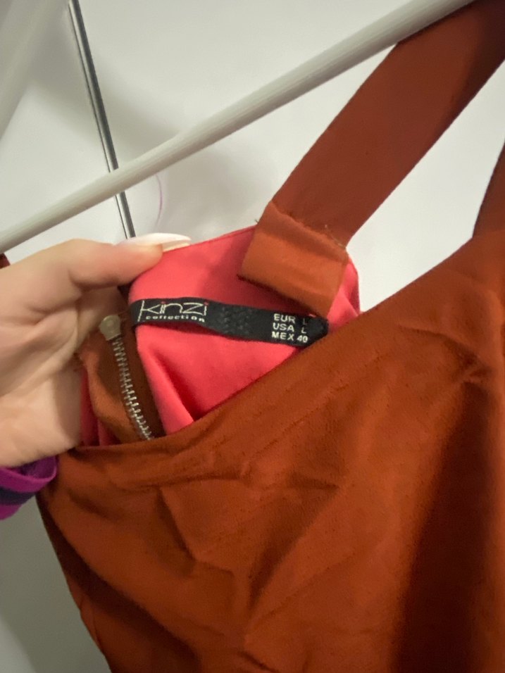 Kadın Tarçın Renk Maxi Tulum - Görsel 2