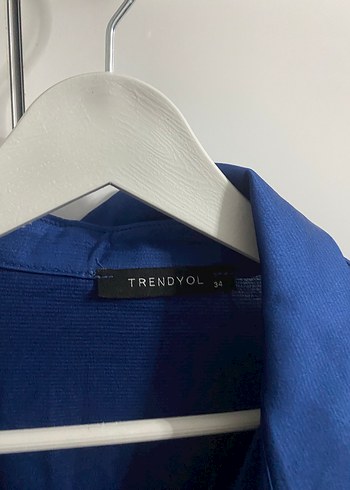 Nakışlı Parlak Mavi  Mezuniyet Elbisesi - Görsel 2