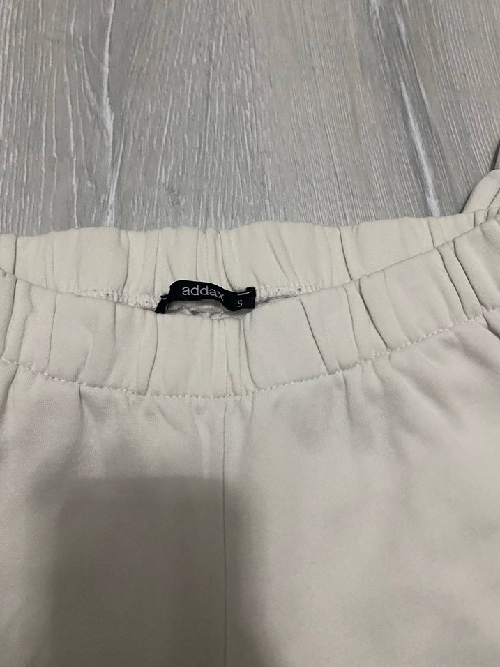 Beyaz Rahat Kesim Kadın Eşofman Altı - Görsel 2