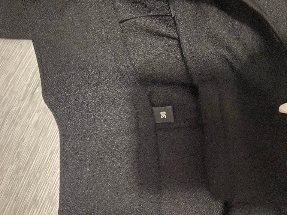 Kadın Siyah Kumaş Pantolon - Görsel 2