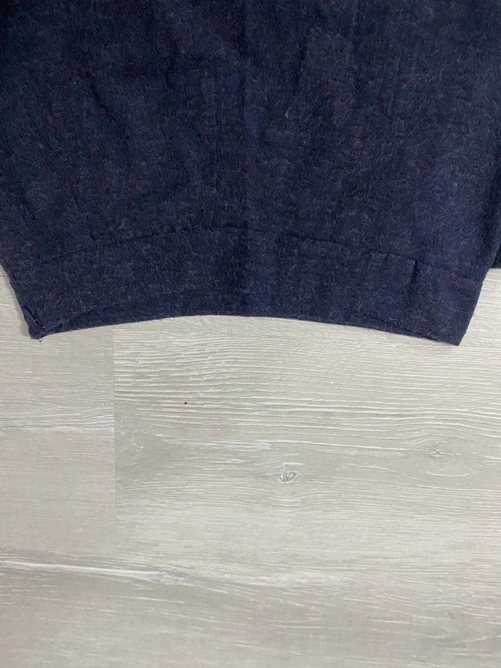 Lacivert Pilili Mini etek - Görsel 3