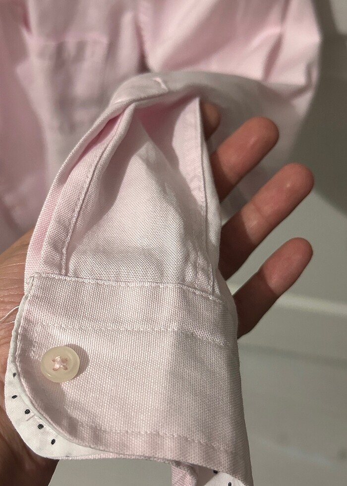 Pembe gömlek - Görsel 4