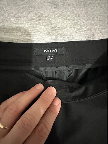 Kumaş mini etek - Görsel 5