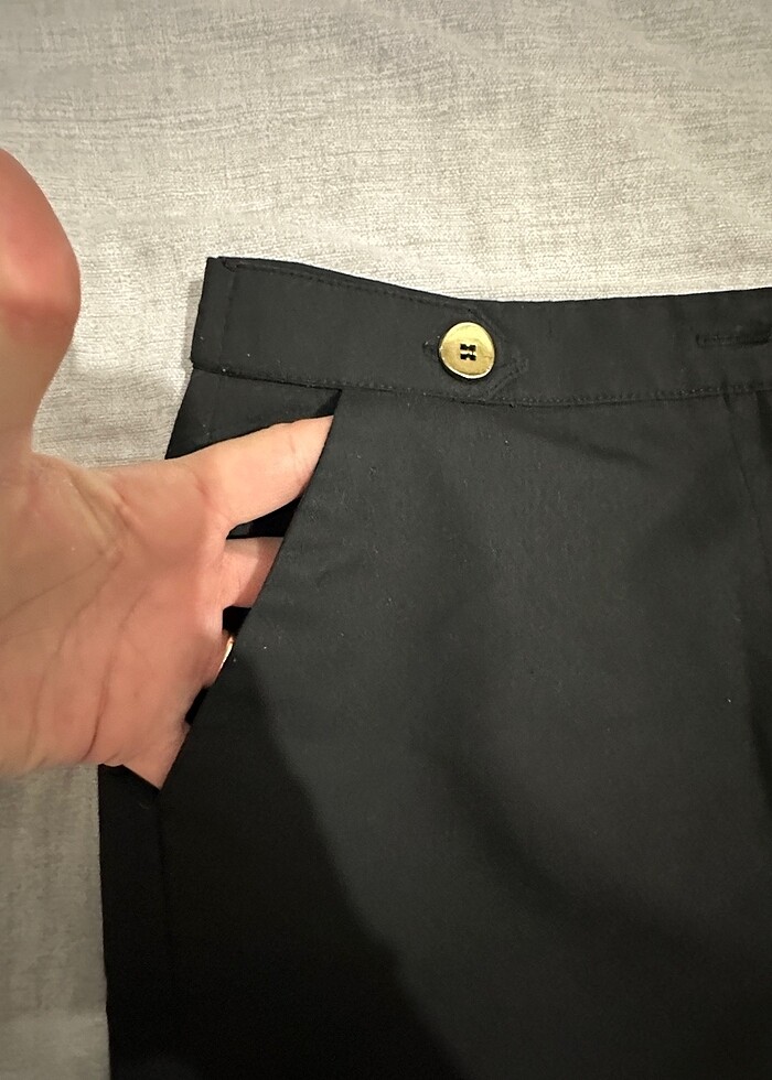 Kumaş mini etek - Görsel 2