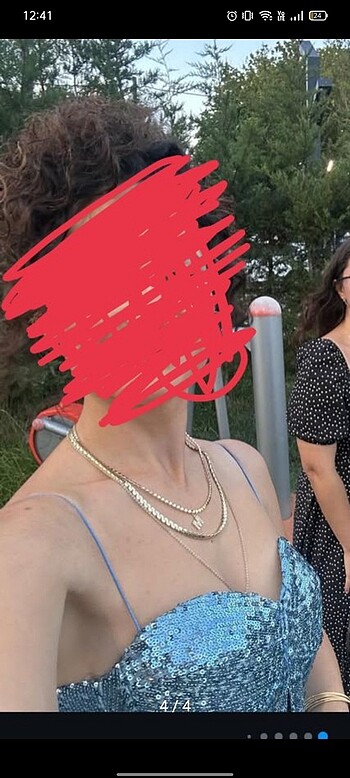 Urban muse marka payetli abiye - Görsel 4