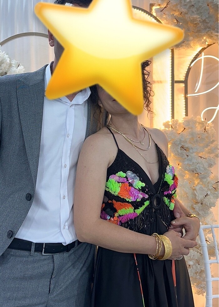 Alfabeta siyah abiye - Görsel 5